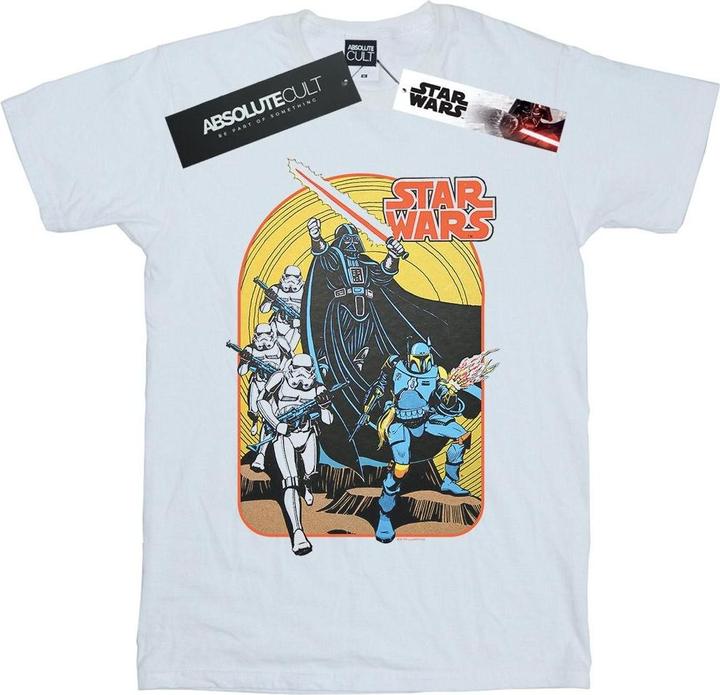 Immagine prodotto Star Wars Vintage Comic Scene Maglietta Uomo (S)