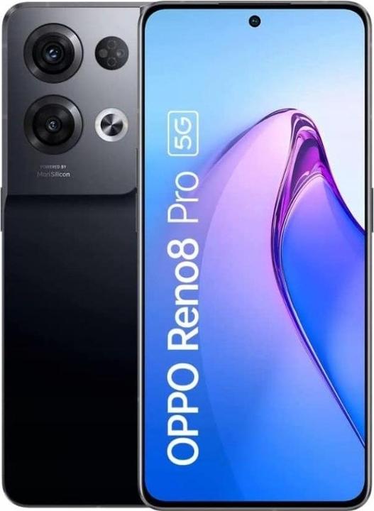 Image du produit OPPO Reno 8 Pro (256 Go, Noir glacé, 6.70", Double SIM, 50 Mpx, 5G)