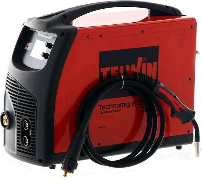 Telwin Saldatrice Technomig 215 Dual Synergic inverter GASNO GASMIGMAGMMA e TIG