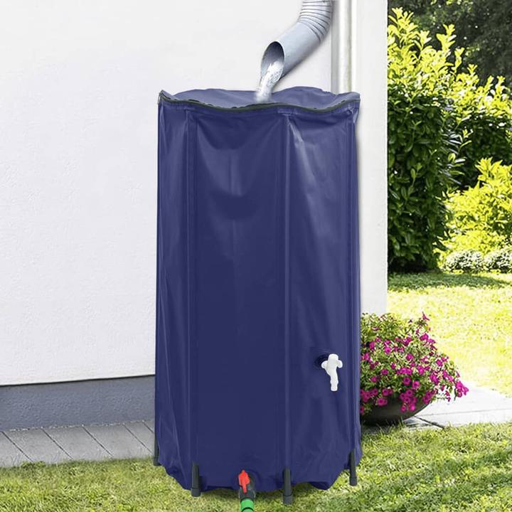 Actual product image VidaXL Water tank with tap Foldable 250 L PVC (250 l)