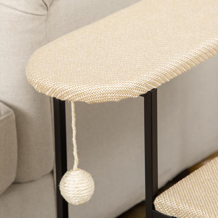 Actual product image PawHut Pet stairs with scratching board (Cat)