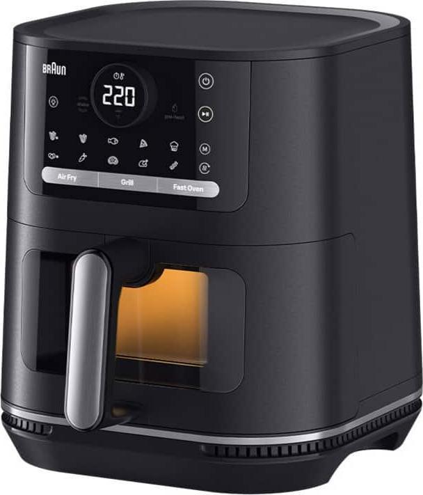 Braun Air fryer HF5075 PFAS FREE, black, 2000 W, 6 l