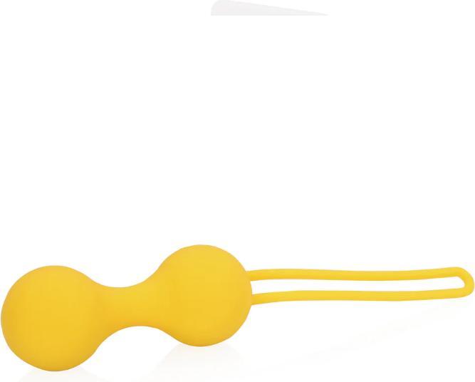 Actual product image Loveline Kegel Ball Exercise Set - Lemonade Yellow