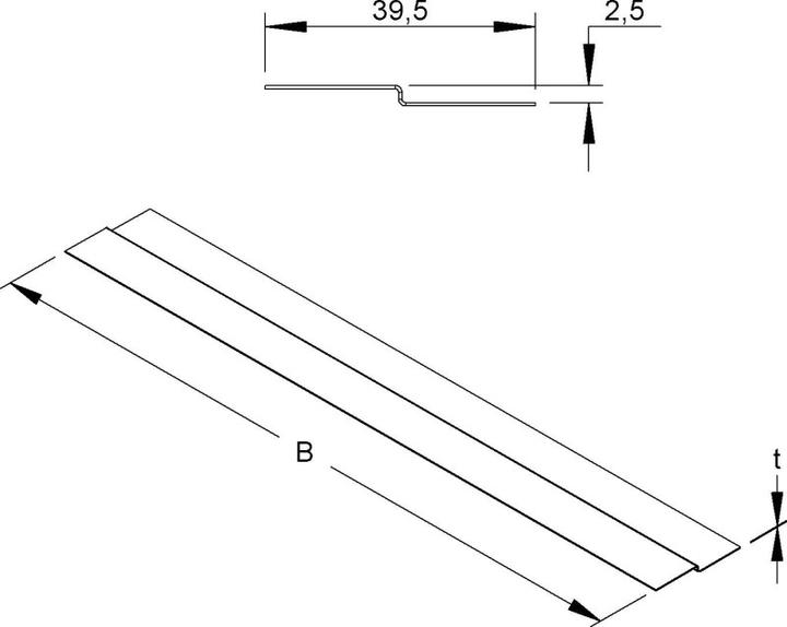Actual product image Niedax Cover bumper (4 cm)