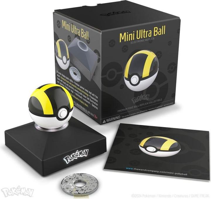 Produktbild The Wand Company Pokémon Diecast Replik Mini Ultraball