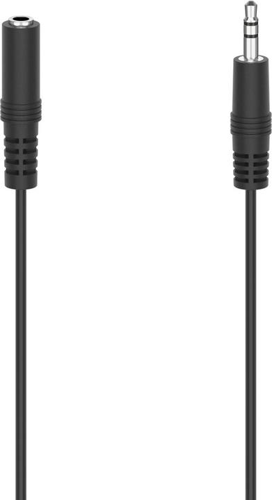 Produktbild Hama Audio-Kabel, 3,5-mm-Klinken-Stecker/Kupplung, Stereo, 5,0 m (5 m, 3.5mm Klinke (AUX))