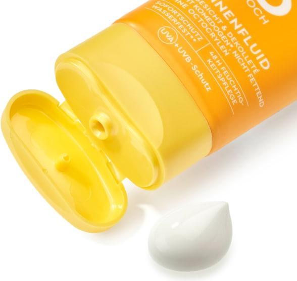 Actual product image dm Sundance Sun Fluid Face Mattifying SPF 50 (Suntan cream, SPF 50)