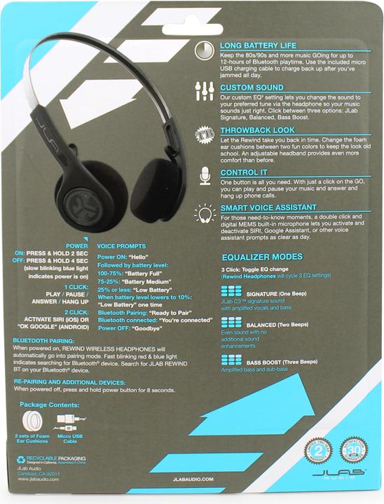 Produktbild JLab Audio Rewind Retro (12 h, Kabellos)