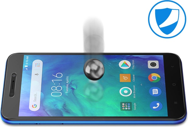 Produktbild Avizar Kristallklare Folie, Glas-Displayschutz (1 Stück, Xiaomi Redmi Go)