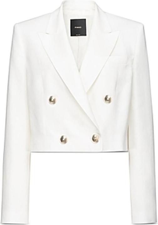 Pinko Elegant Work Jacket with Double Row Crop (40)
