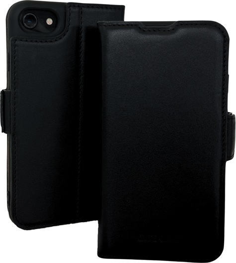 Immagine prodotto Mike Galeli Copertina per libri in vera pelle Fabio nero (Apple iPhone SE, Apple iPhone 8, Apple iPhone 7)