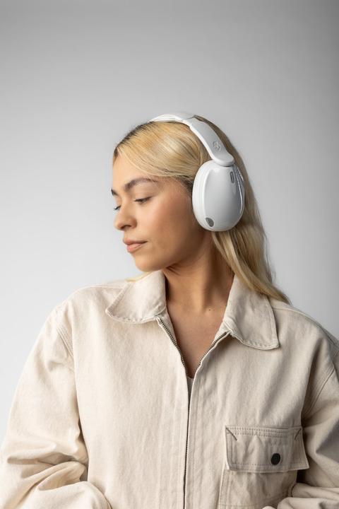 Produktbild Samsonite SKULLCANDY Headphone HESH 540 Over-Ear ANC Bone White (ANC, 65 h, Kabelgebunden, Kabellos)