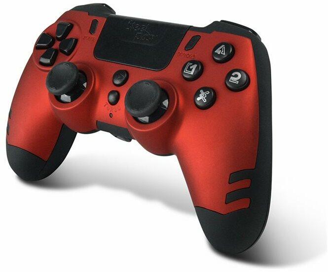 Actual product image Steelplay Slim Pack Wireless Controller Ruby Red Multi (PC, PS4)