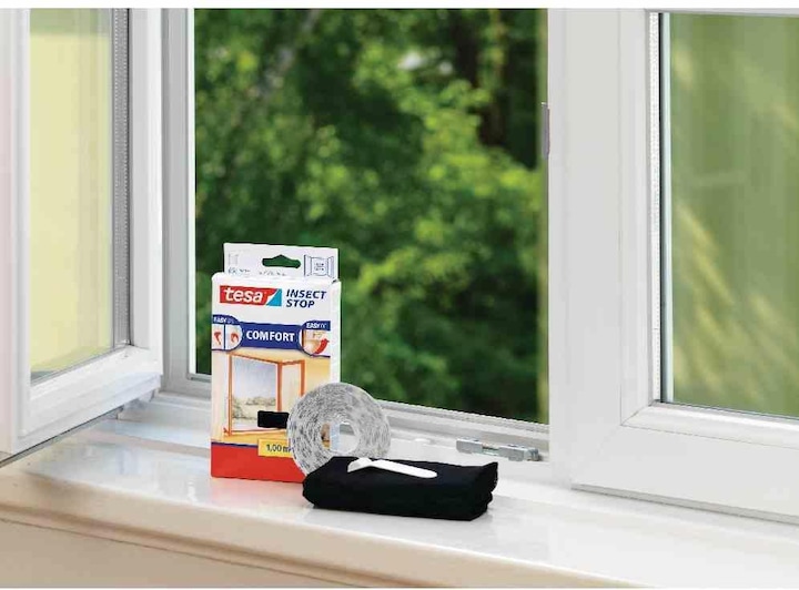 Actual product image tesa Insect screen COMFORT, Velcro replacement roll, without drilling