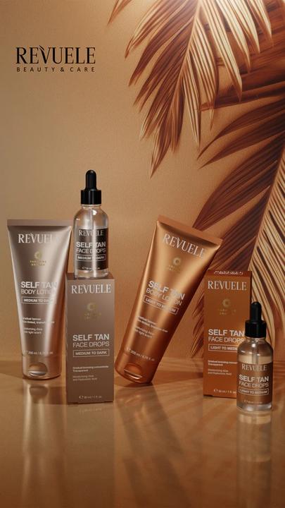 Actual product image Revuele Paradise Bronze Self Tan Body Lotion - 200 Ml (Self tanning foam, 200 ml)