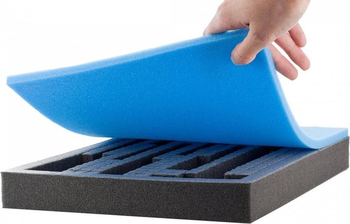 Immagine prodotto Feldherr DS020BBLUE - Pannello d'ombra a doppia dimensione 550 mm x 345 mm x 3 mm Base in schiuma / Pannello (Schiuma solida)