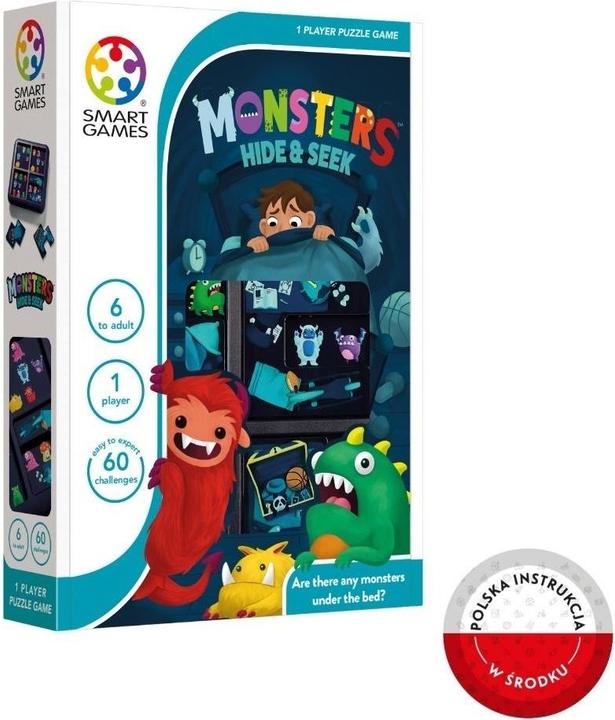 Actual product image Smart Games Monsters Hide & Seek (English, French, Italian, German)