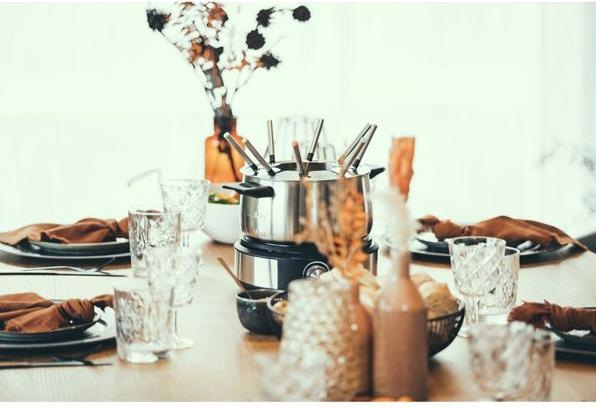 Actual product image Severin FO2471 stainless steel, black (Chocolate fondue, Cheese fondue, Chinoise Fondue, Fondue Bourguignonne)