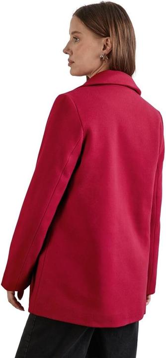 Actual product image Street One Women's Reversible Collar Button Front Coat with Side Pockets