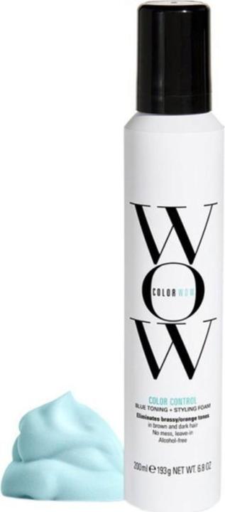 Actual product image Color Wow Colour Control Purple Toning + Styling Foam (ond hair ) - Styling tinting foam - 200ml (200 ml, Foaming agent)