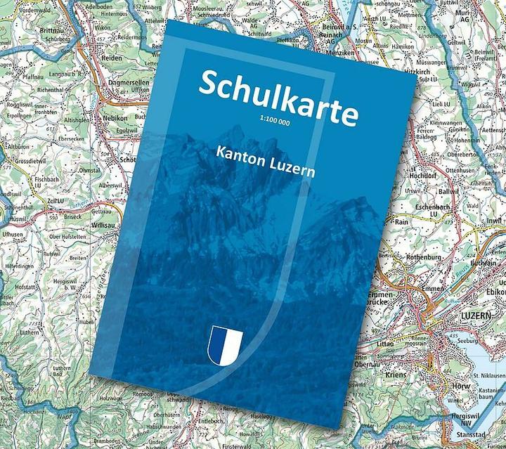 Actual product image Schulkarte Kanton Luzern