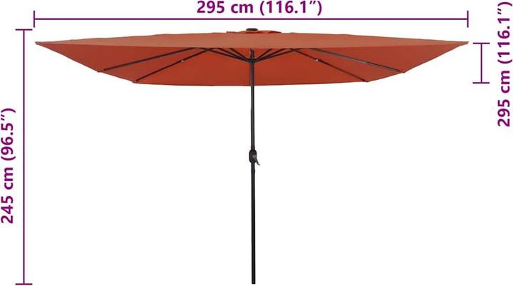 Immagine prodotto vidaXL Garten-Sonnenschirm (2.95 m)