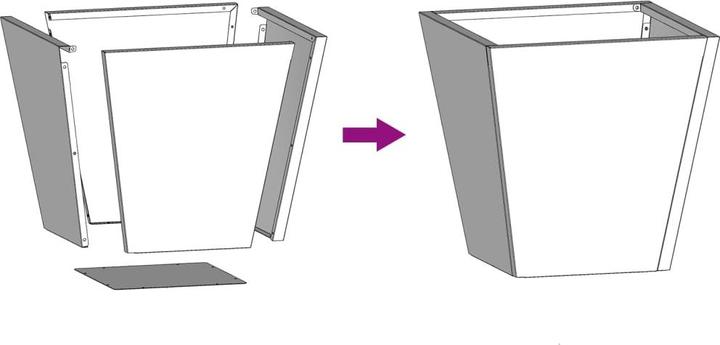 Actual product image vidaXL Pflanzkübel