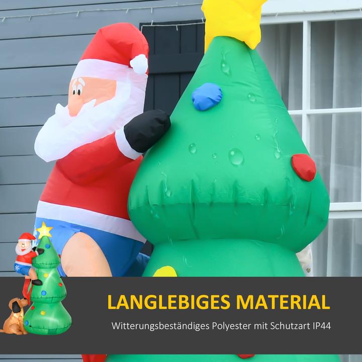 Produktbild Jamb Weihnachtsmann 123cm LED