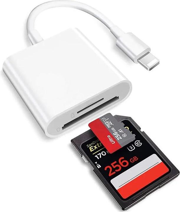 Actual product image PhoneLook USB-C 2-in-1 SD and microSD card reader (USB-C)