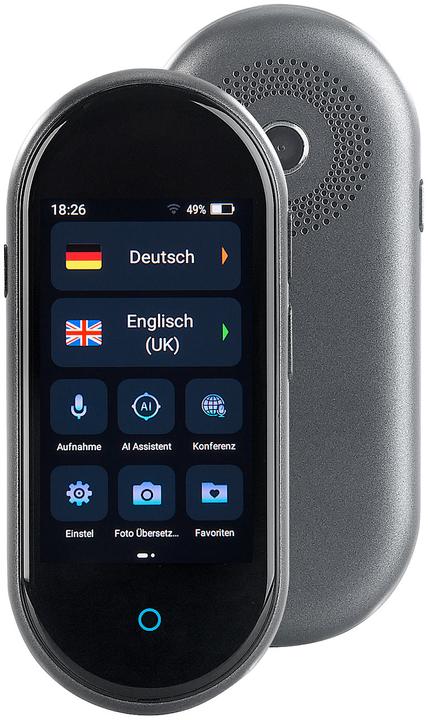 Actual product image Simvalley Real-time mobile language translator