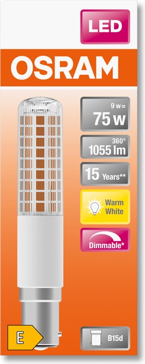 Produktbild Osram Led Special T Slim (B15d, 9 W, 1055 lm, 1 x, E)