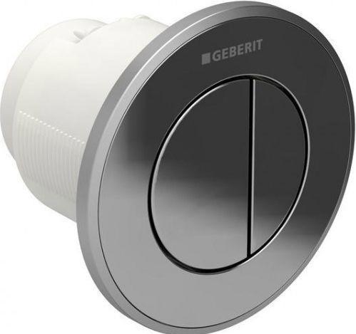 Actual product image Geberit Remote control type 10 pneumatic 2-flush concealed lever handle white/chrome/white