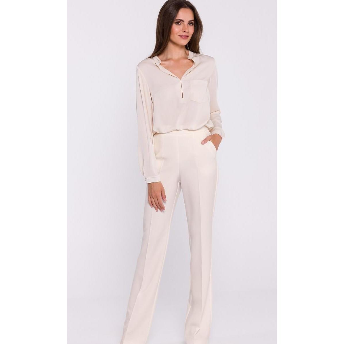 Stylove, Damen, Hosen, Damen Hose, Beige, (S)
