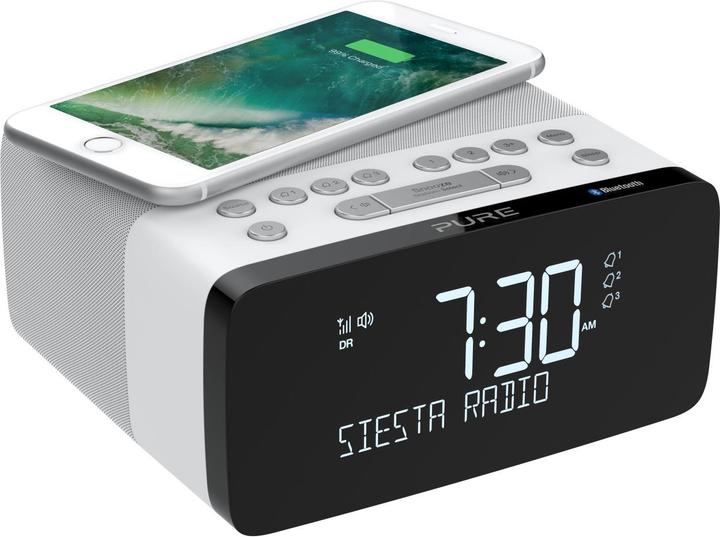 Actual product image Pure Siesta DAB clock radio with Wireless Charge