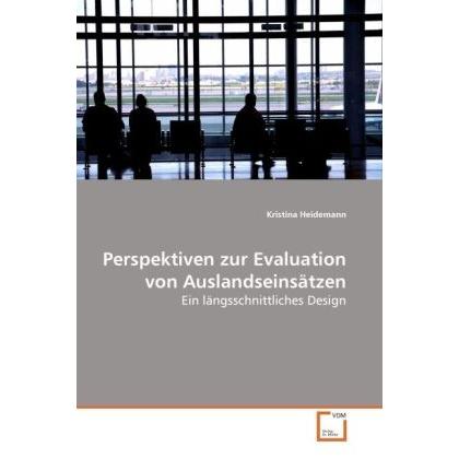 Perspektiven zur Evaluation von Auslandseinsätzen, Fachbücher