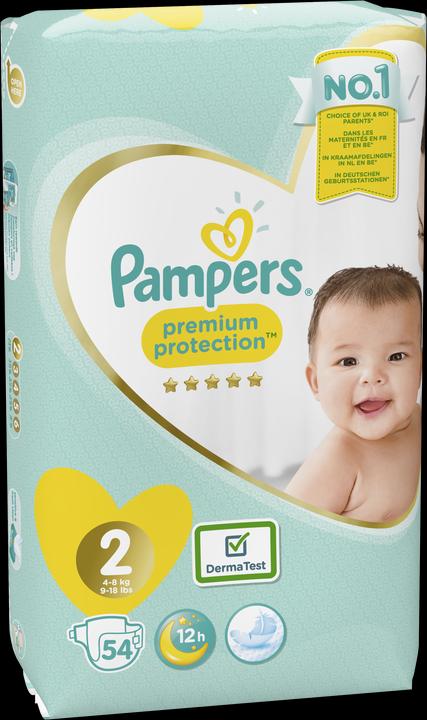 Produktbild Pampers Premium Protection (Gr. 2, Tragepack, 54 Stück)