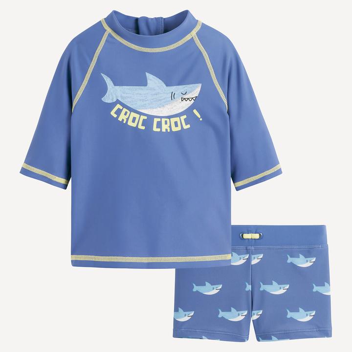 La Redoute Collections Schwimmanzug aus T-Shirt mit UV-Schutz und Shorts (86)