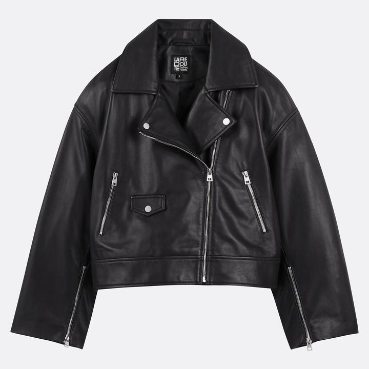 Produktbild La Redoute Collections Bikerjacke Signature THELMA aus Leder (M)