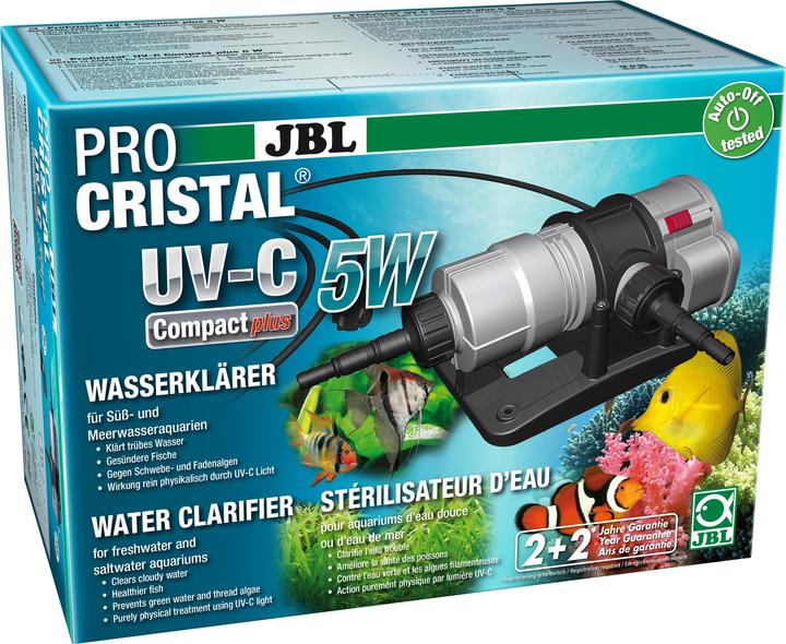 Image du produit JBL Aquaristik und Terraristik ProCristal UV-C Compact plus 5 (300 l, Filtres externes, Eau douce)