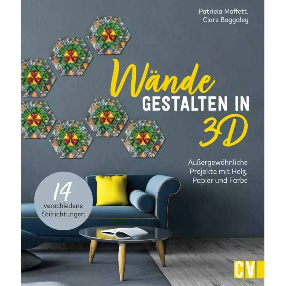 Thumbnail - Wände gestalten in 3-D, Ratgeber von Patricia Moffett