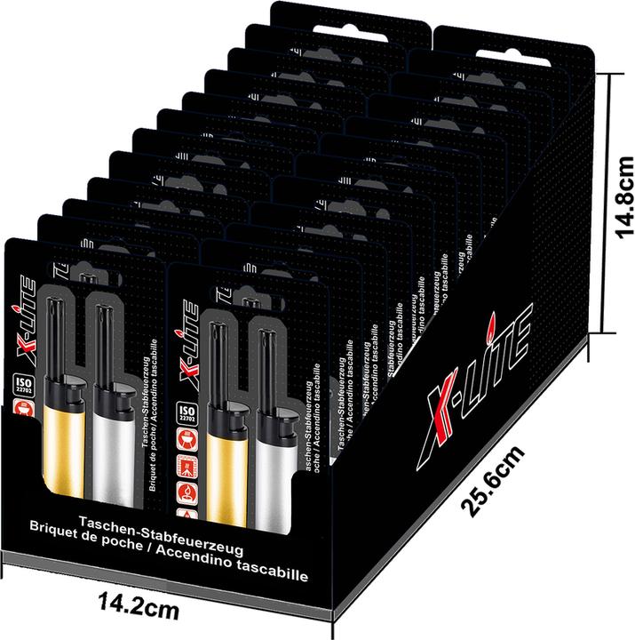 Produktbild X-Lite Stabfeuerzeug Mini 2 Stk.