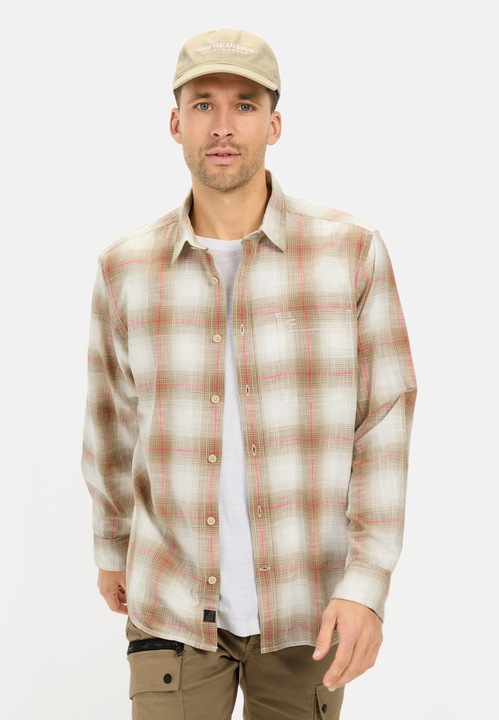 Image du produit Camel Active Kariertes Langarmhemd aus Baumwolle (3XL)