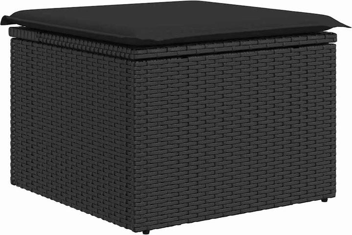 Produktbild vidaXL Schwarzes Outdoor-Ess-Set