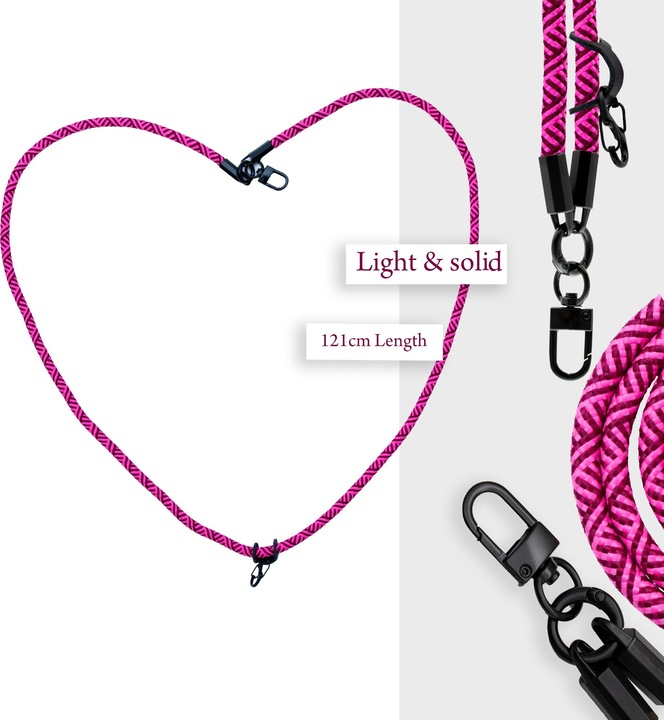 Actual product image Cadorabo Chain case for Huawei MediaPad T3 7 (7.0 Zoll) necklace cover adjustable
