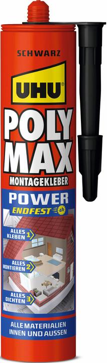 Image du produit UHU Montage cl.noir Poly Max (490 g)