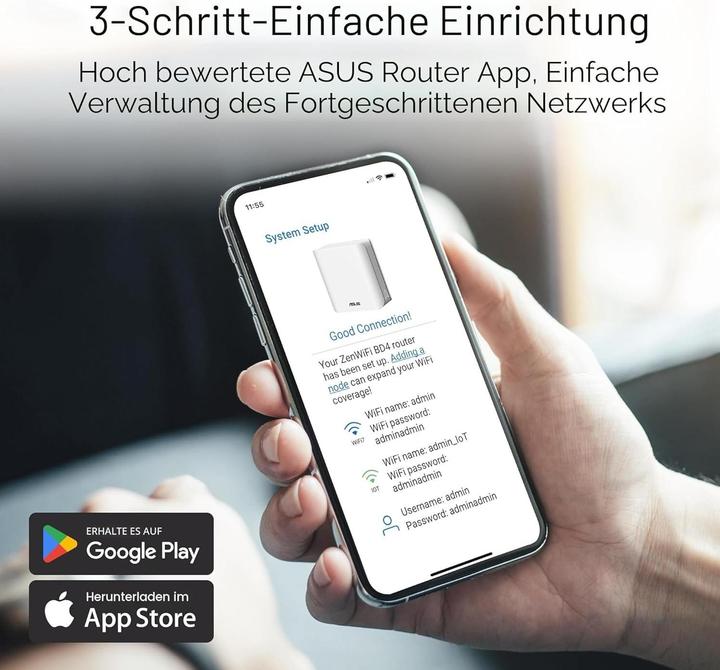 Produktbild ASUS ZenWiFi BD4 2er Set