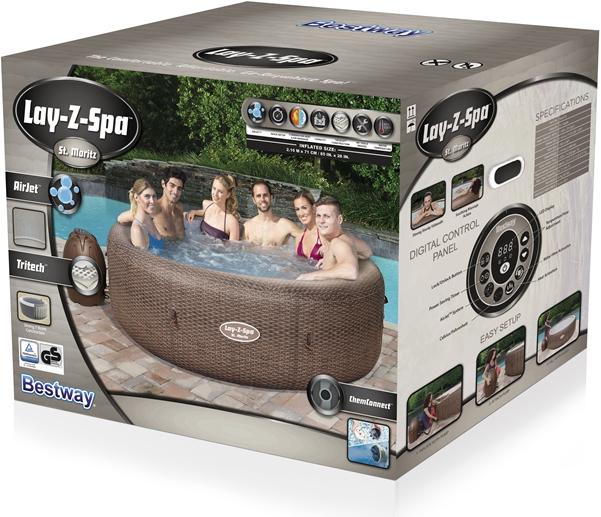 Actual product image Bestway Lay-Z-Spa St.Moritz (7 Persons)