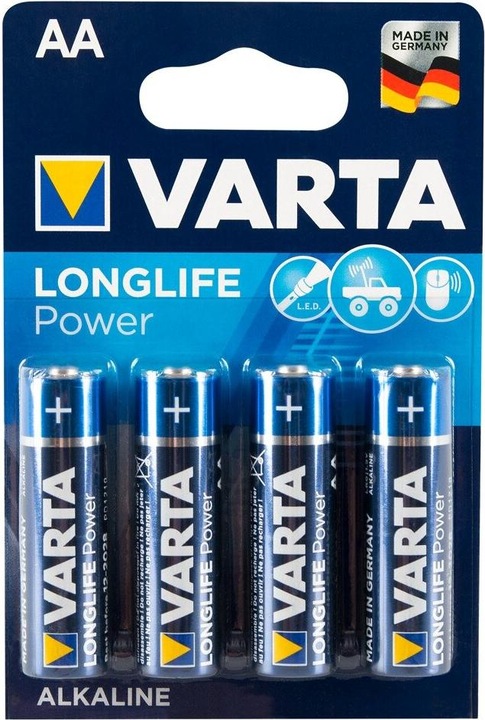 Productafbeelding Varta Vermogen met lange levensduur (4 Pcs., AA, 2960 mAh)