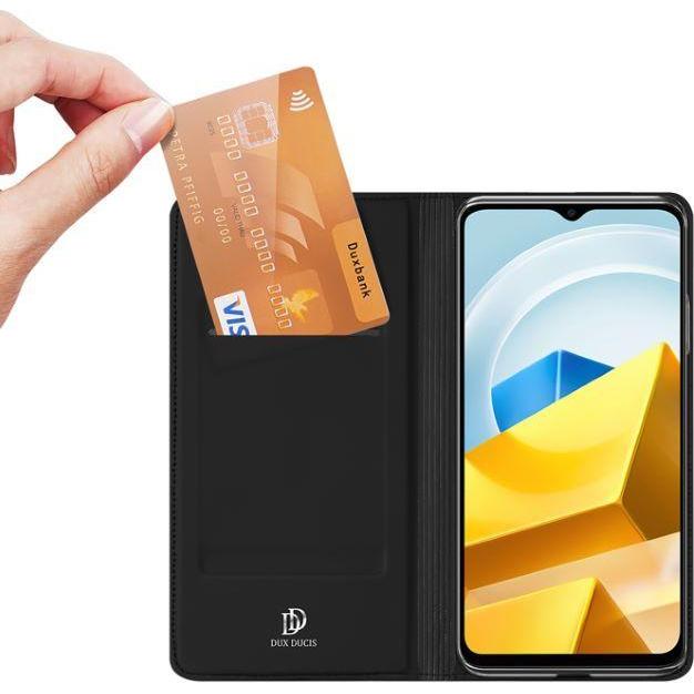 Thumbnail - Dux Ducis Skin Pro Series Bookcover (Xiaomi Poco M5), Smartphone Hülle, Schwarz