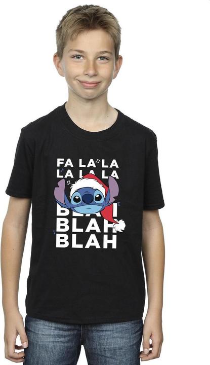 Immagine prodotto Disney Lilo And Stitch Christmas Blah Blah Blah Maglietta Ragazzi (128)